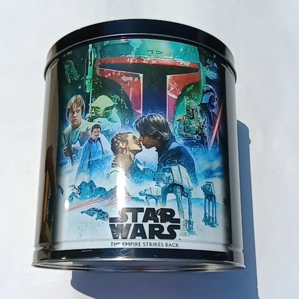 Large Posted Tin Can